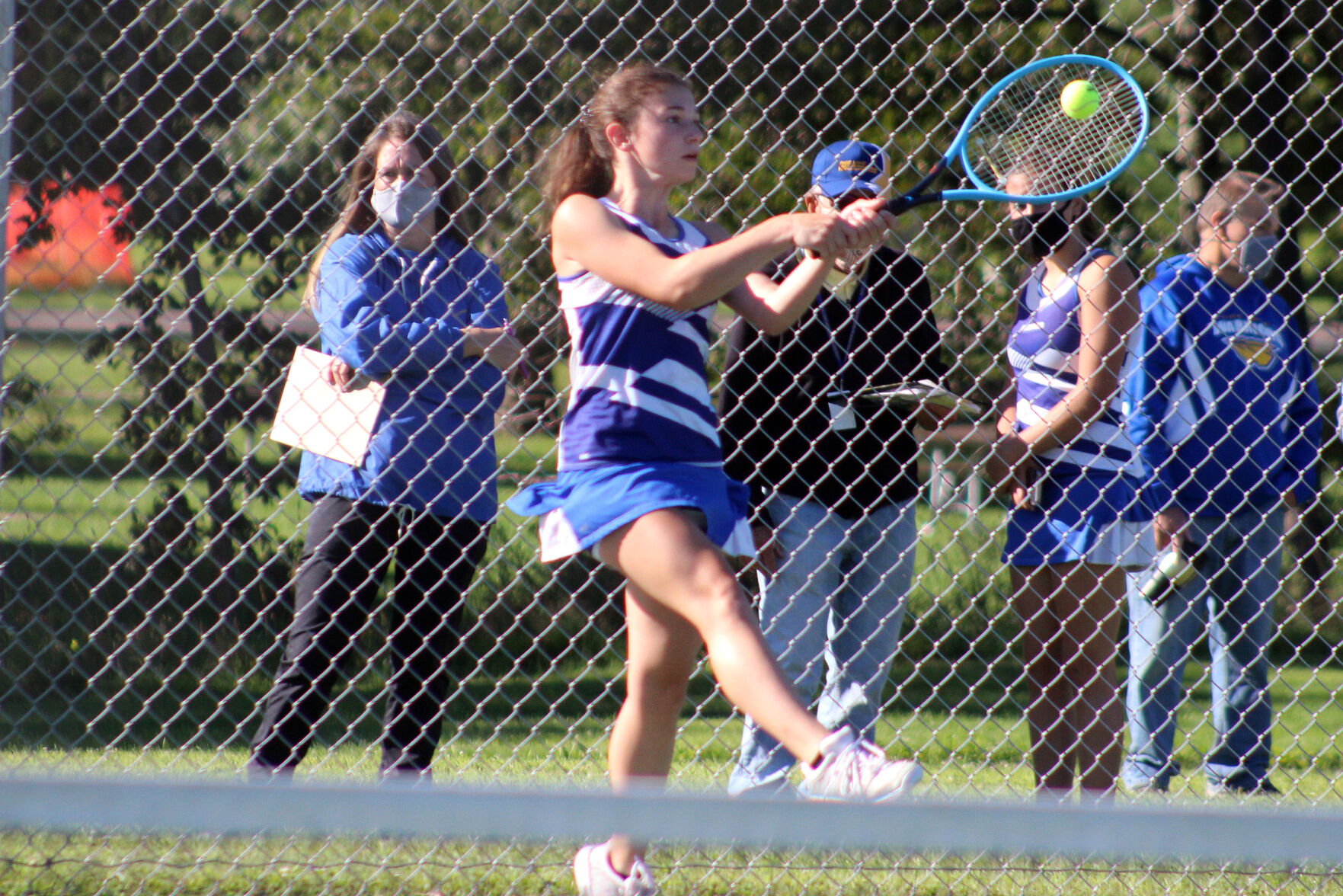 Rice Lake girls tennis at Barron 8-29-20